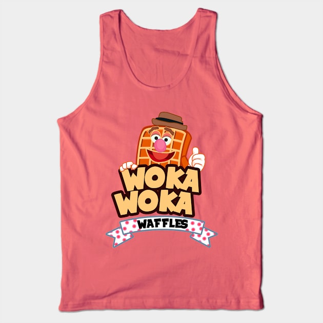 Woka Woka Waffles Tank Top by DeepDiveThreads